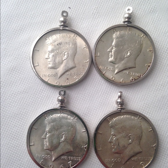 1966 40% Silver Half Dollar Coin, 18in 925 Chain - Picture 7 of 7